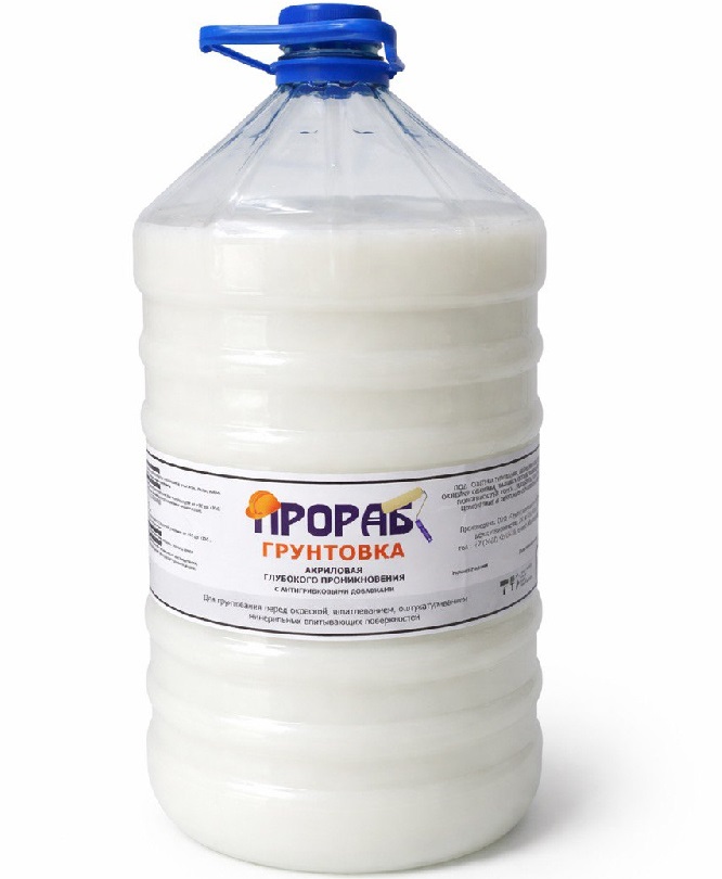  Грунтовка ПРОРАБ глубокого проникновения вн/наружн. /10л/ПЭТ/60шт