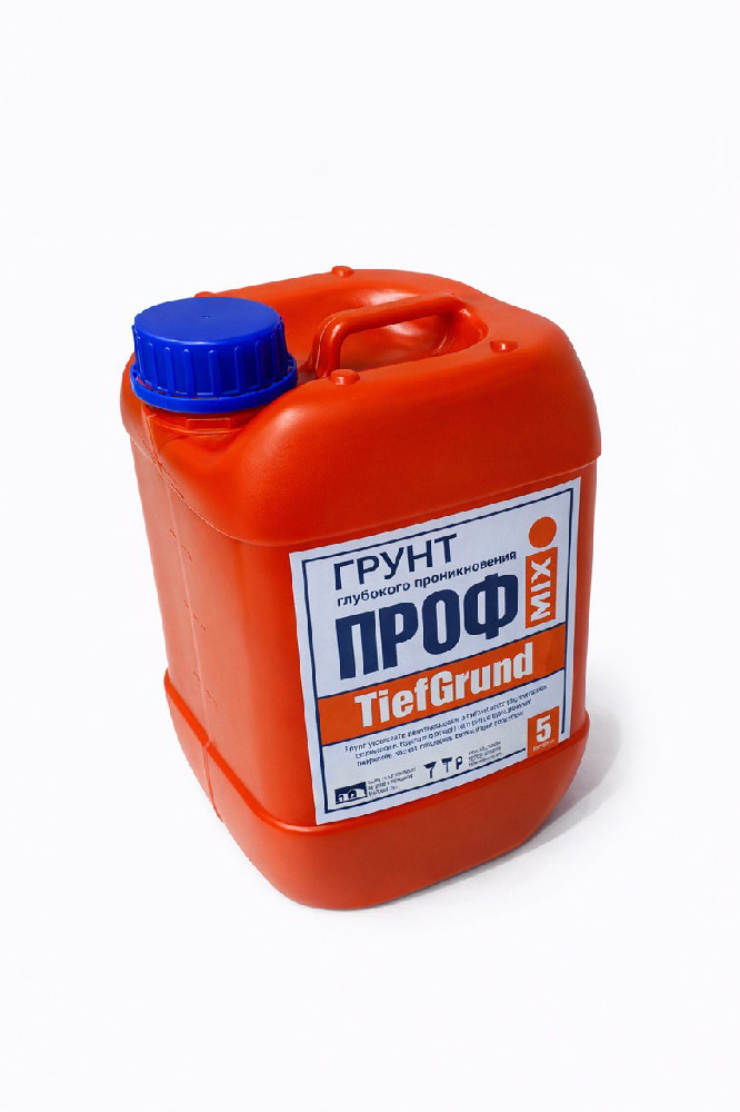  Грунтовка ПРОФimix TIEFGRUND (красная кан.) гл. проник. вн.и наруж./5 л/